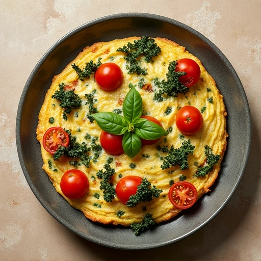 Kale and Tomato Frittata