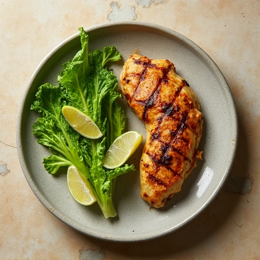 Grilled Chicken and Romaine Salad