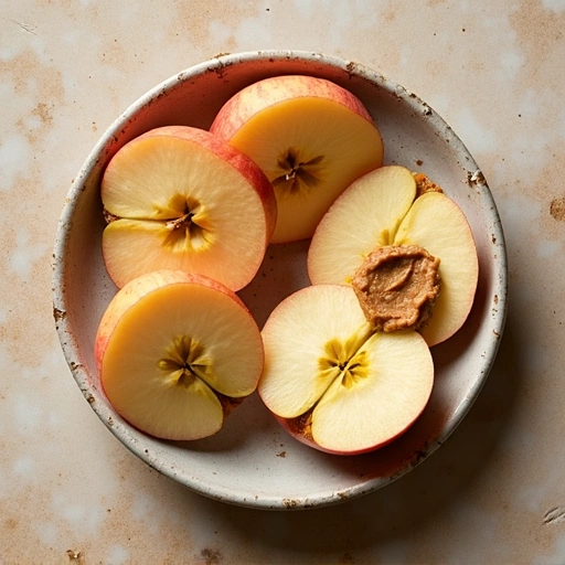 Apple Slices with Almond Butter