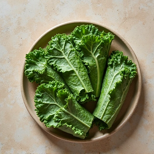 Kale and Cucumber Wraps