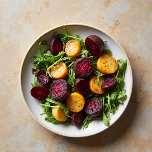 Roasted Beet and Parsnip Salad