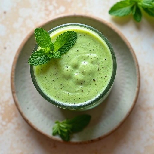 Minty Cucumber Smoothie