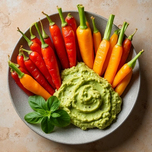 Veggie Sticks with Guacamole