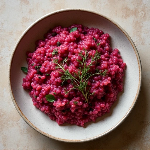 Red Onion and Beetroot Risotto
