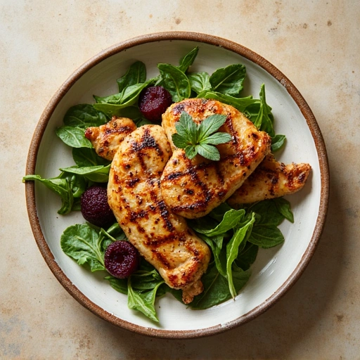 Grilled Chicken and Beet Salad