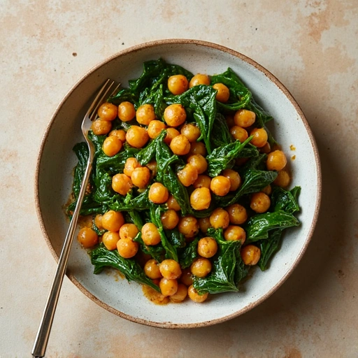 Chard and Chickpea Stir-fry