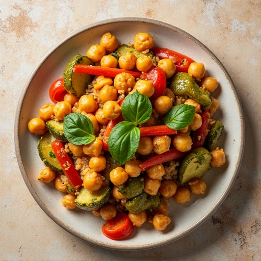 Chickpea and Vegetable Stir Fry