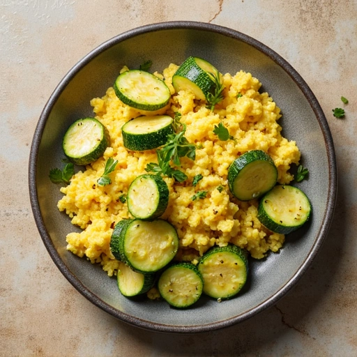 Zucchini and Egg Scramble