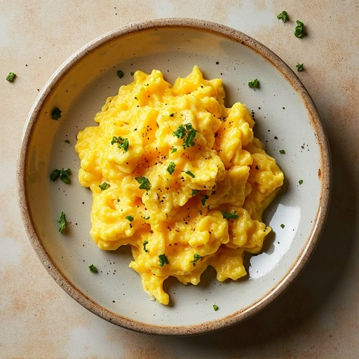 Garlic and Herb Scrambled Eggs