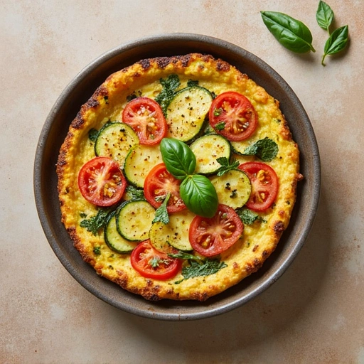 Zucchini and Tomato Frittata