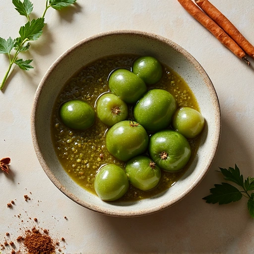 Gourmet Green Tomato Jam with Spices