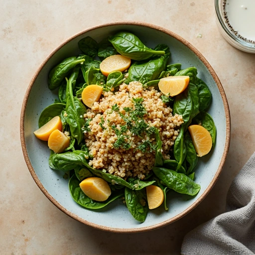 Quinoa and Spinach Salad