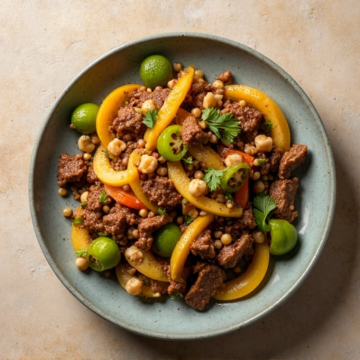 Tomatillo and Beef Stir-Fry