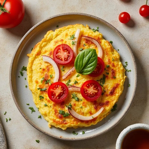 Tomato & Onion Omelette