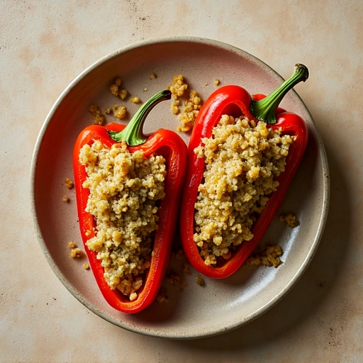 Stuffed Sweet Peppers with Quinoa