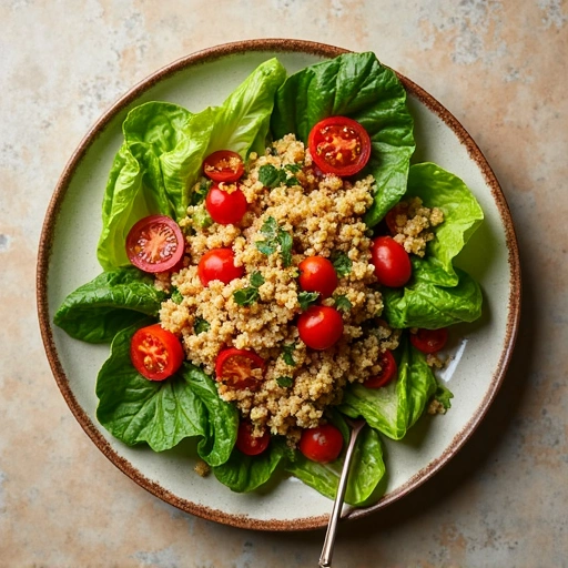 Romaine and Tomato Quinoa Salad