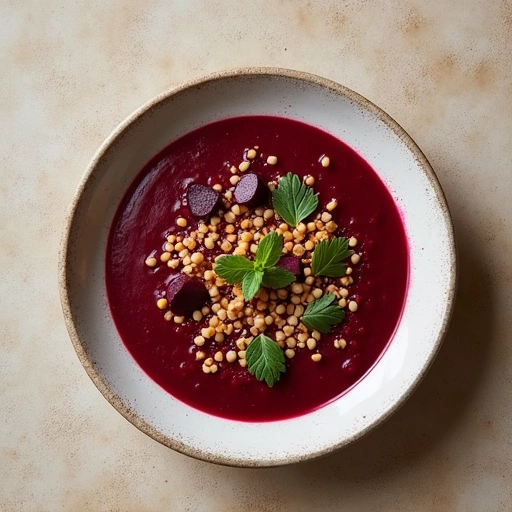 Beet and Lentil Soup