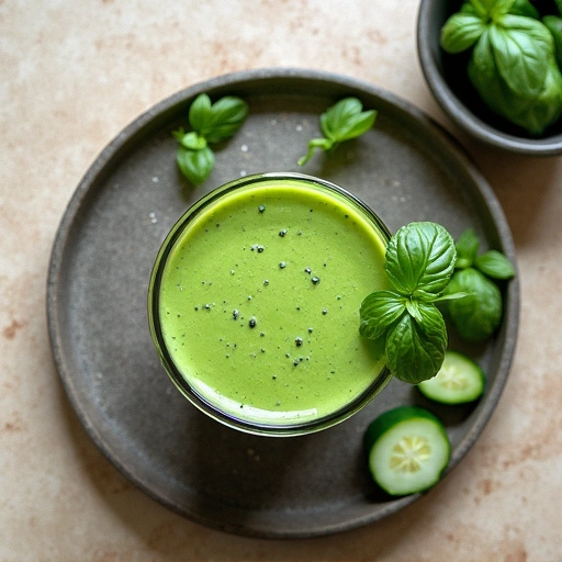 Cucumber Basil Smoothie