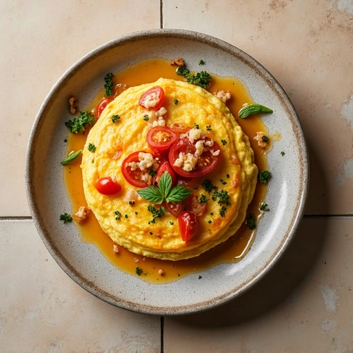 Tomato and Onion Omelette
