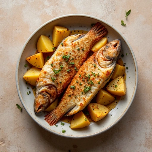 Italian Baked Fish with New Potatoes