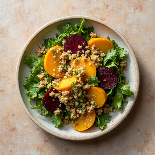Golden Beet and Quinoa Salad