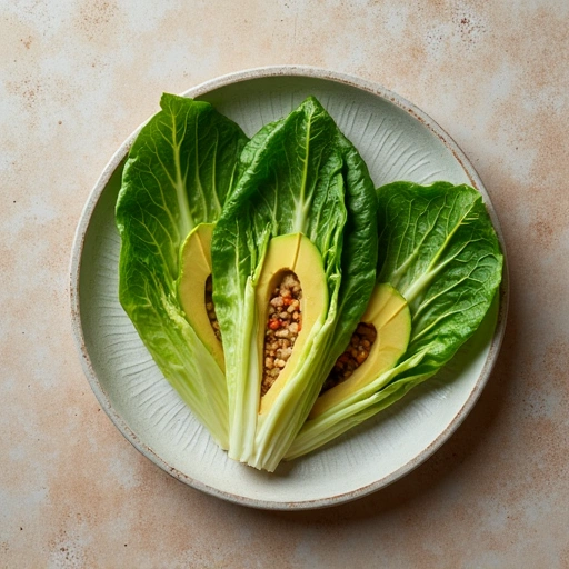 Romaine and Avocado Wraps