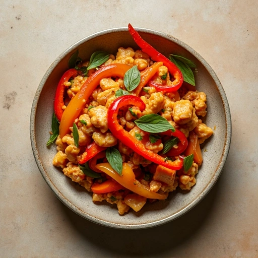 Sweet Pepper and Chicken Stir-Fry