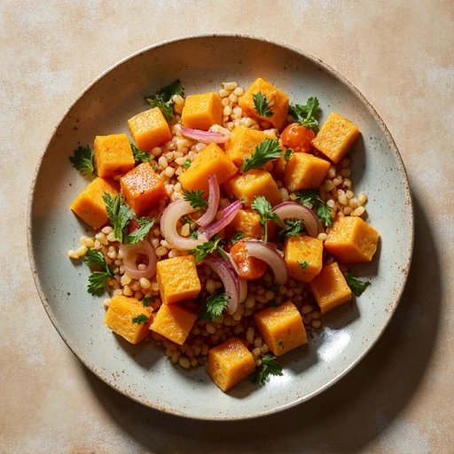 New Potato and Red Onion Stir-Fry with Tofu