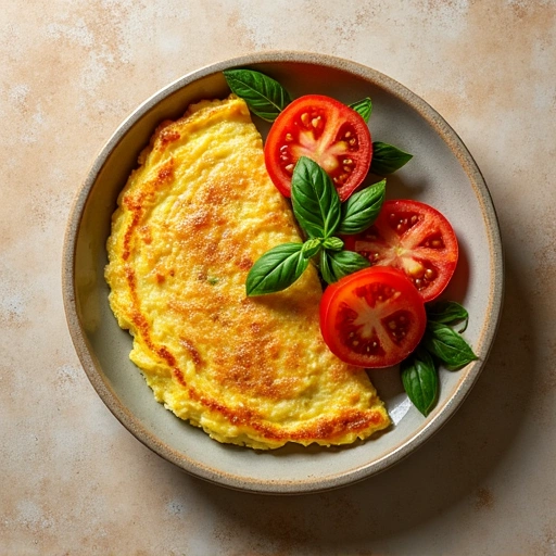 Tomato Basil Omelette