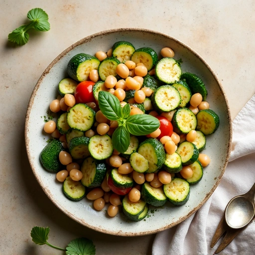 Zucchini and Bean Salad