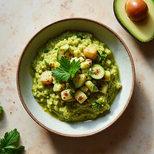 Roasted Tomatillo and Avocado Salsa