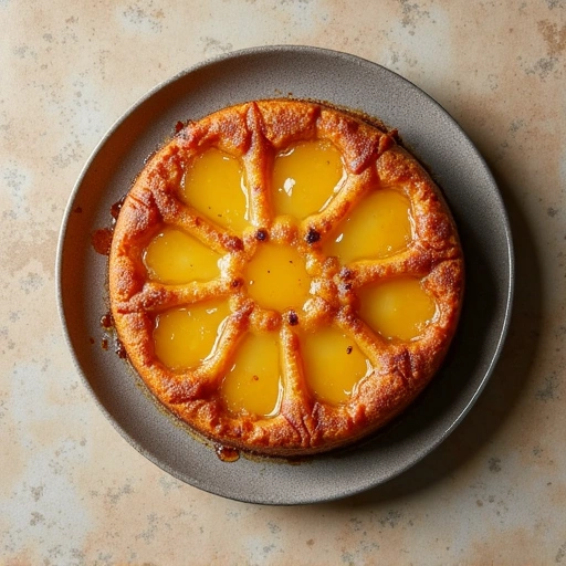 Tomatillo Upside-Down Cake