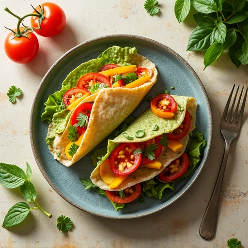 Rainbow Veggie Wraps