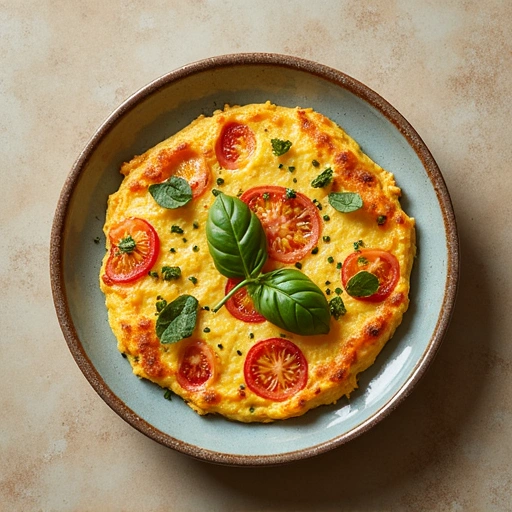 Tomato Basil Omelette