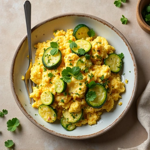 Zucchini and Egg Scramble