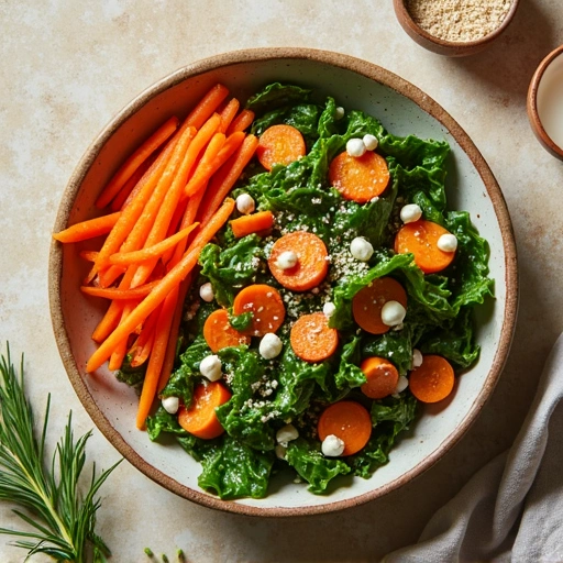 Carrot and Kale Buddha Bowl