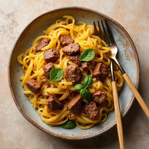 Beef and Spaghetti Squash Stir-Fry