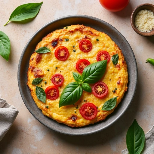 Tomato Basil Frittata