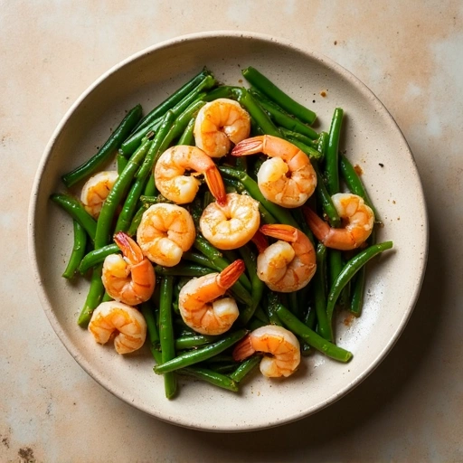 Garlic Butter Shrimp with Green Beans