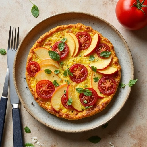 Tomato & Apple Breakfast Frittata