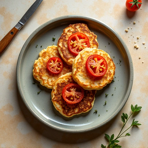 Savory Tomato Pancakes