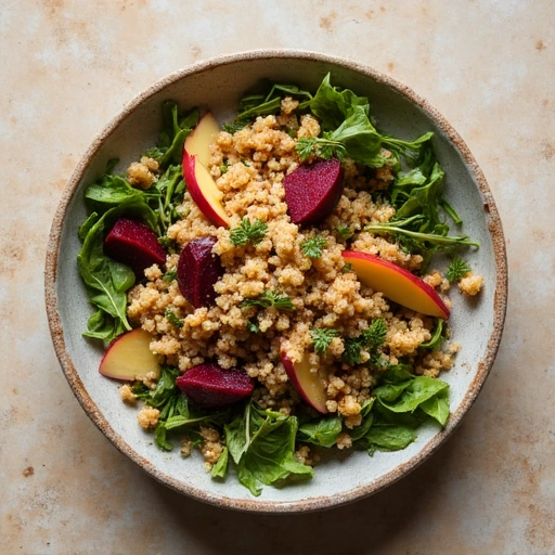 Beet and Apple Quinoa Bowl