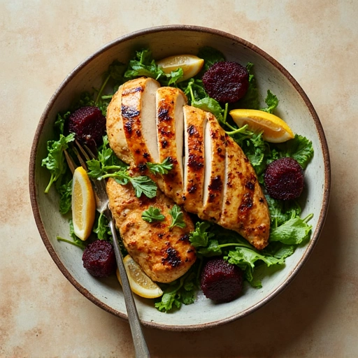 Grilled Chicken & Beet Salad