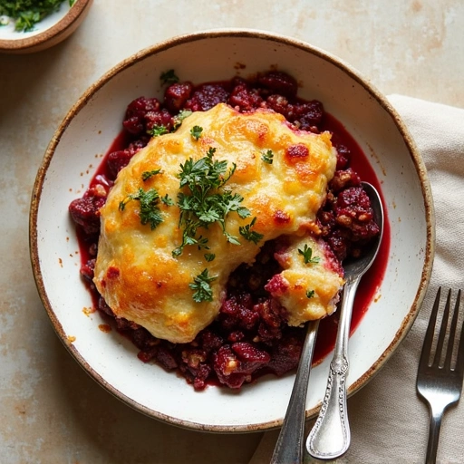 Beet and Potato Gratin
