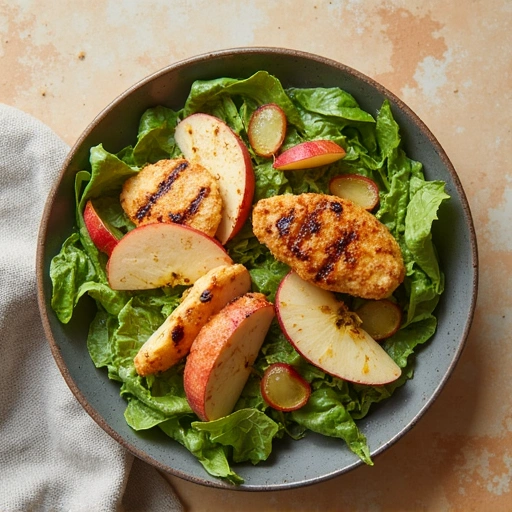 Grilled Chicken Salad with Orchard Apples